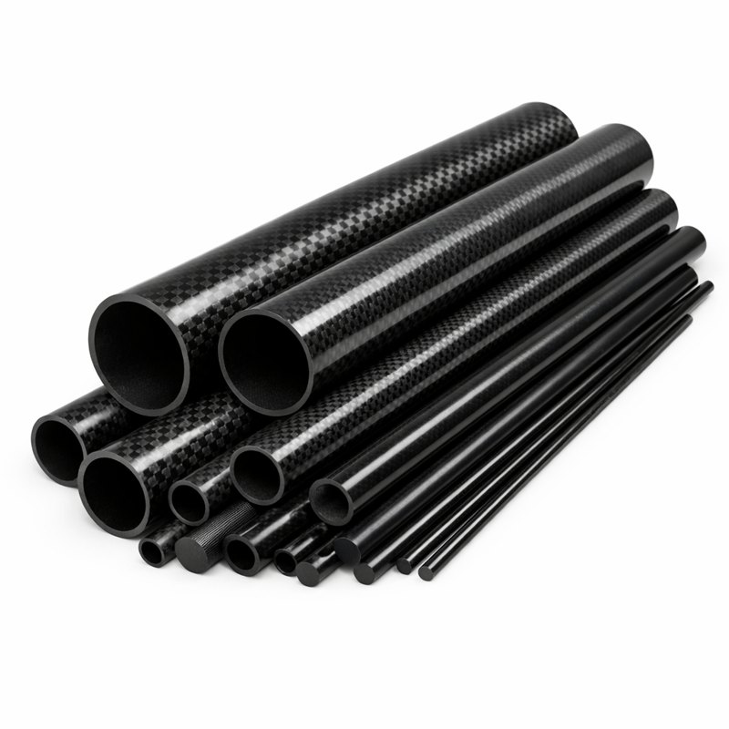 Composite tubes and rods